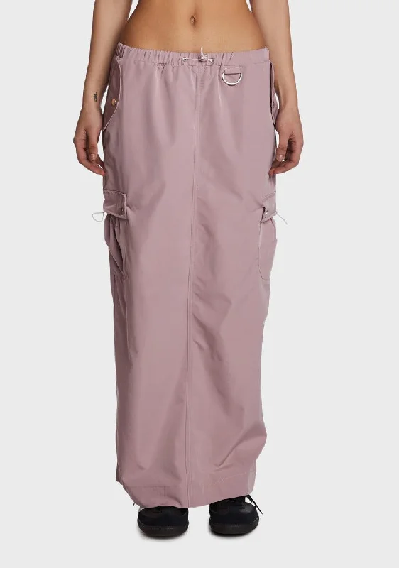 Women's Formal Event Outfit Mauve Gone Backpacking Maxi Skirt