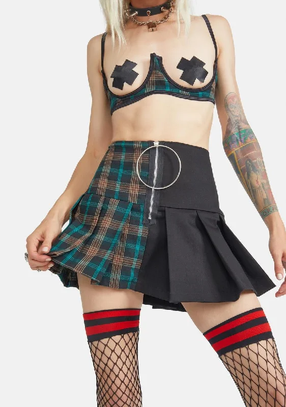 Stylish And Comfortable Clothing For Women Saved By The Bell Plaid Mini Skirt
