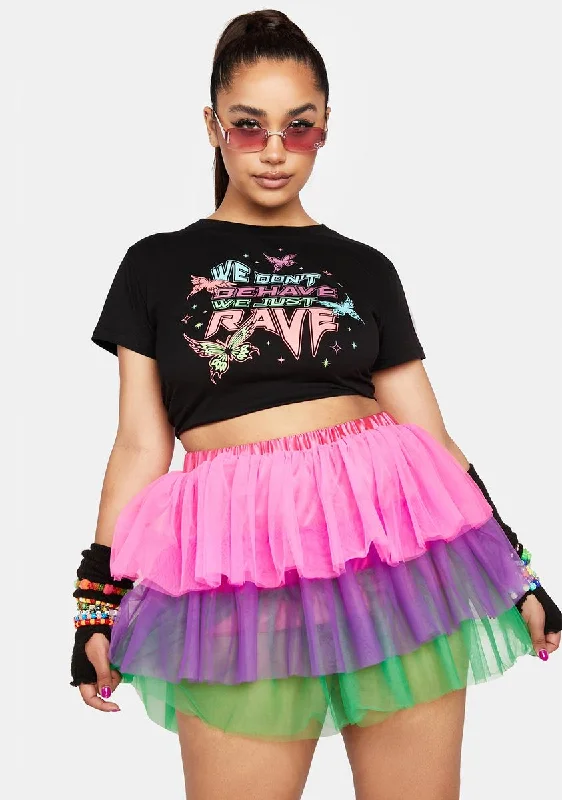 Women's Casual Wear Clothing Plus Saved By The Rave Tutu Skirt