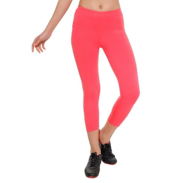 Women's Urban Clothing HiFlyers Women Yogawear Casual Capri Pink