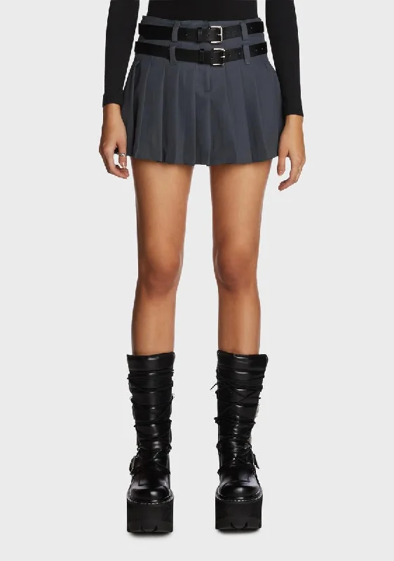 Women's Professional Garments Ash Preppy Issues Mini Skirt