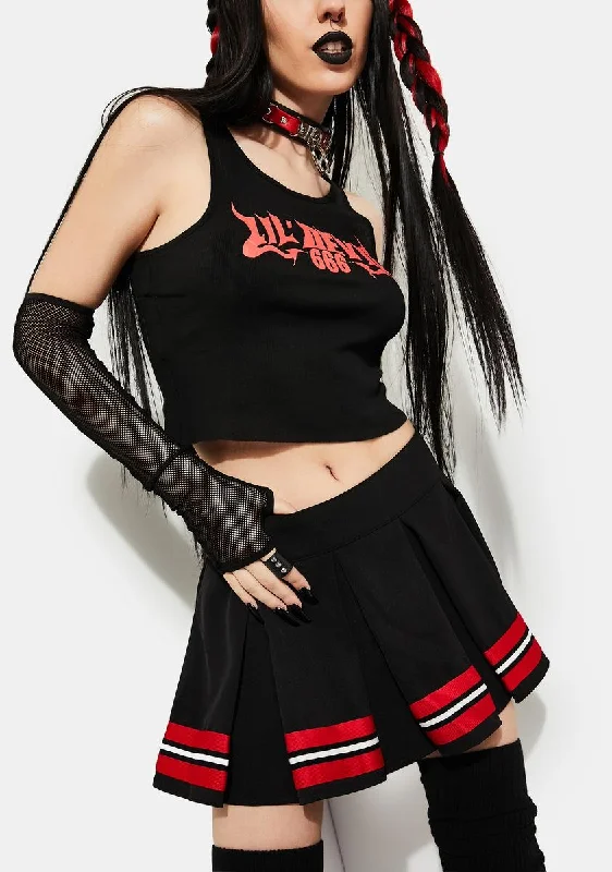 Casual Attire For Women Spirit Squad Pleated Cheer Skirt