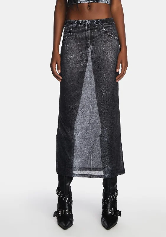 Women's Casual Garments Trickster Printed Skirt