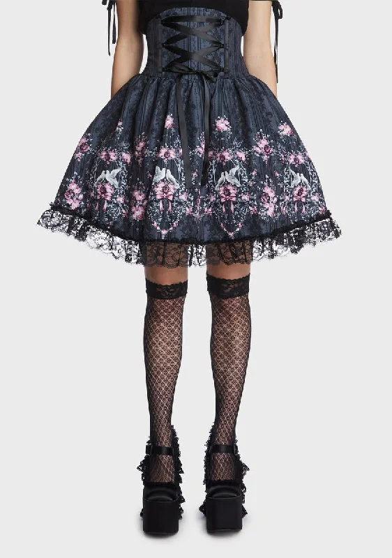 Women's Everyday Garments Duelin' Doves Corset Skirt