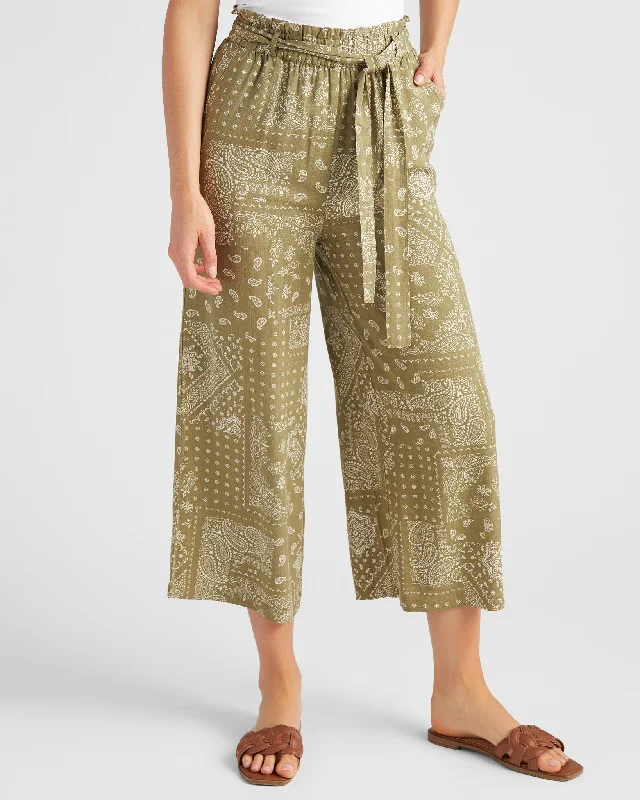 Sustainable Women's Apparel Belted Pant