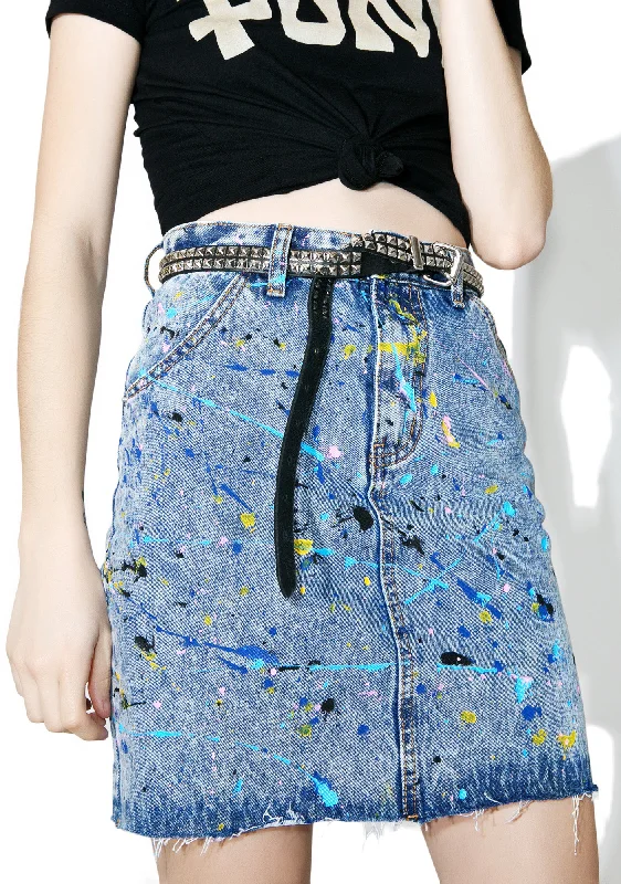 Sustainable Fashion Clothing For Women Pollock Denim Skirt