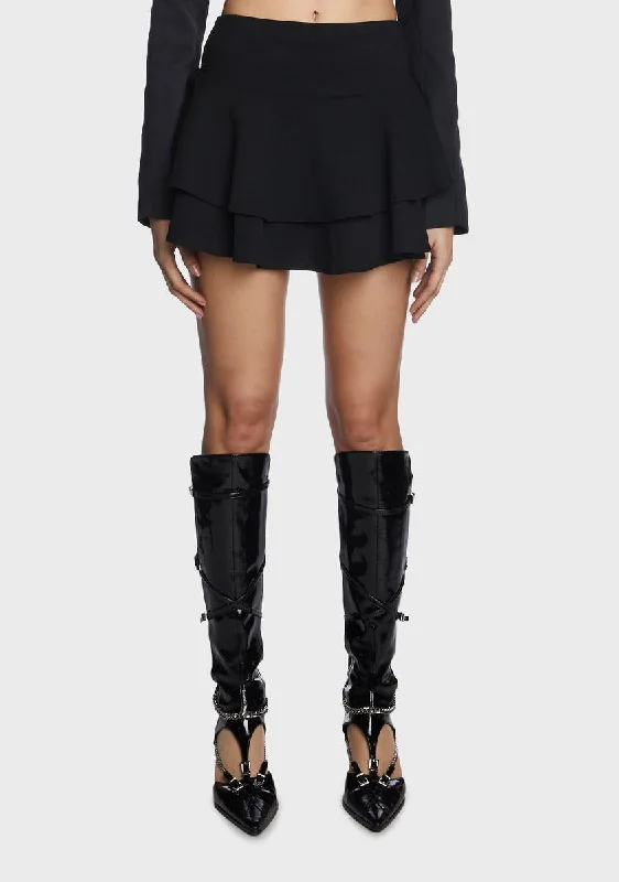 Elegant Women's Attire Sweet Pursuit Mini Skort