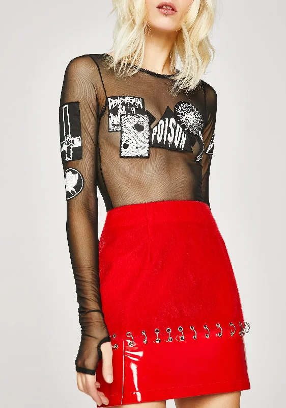 Women's Seasonal Clothing Damage Control Pierce Skirt