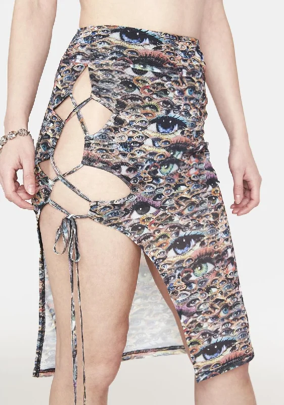 Sustainable Women's Clothes Eyes On Me Asymmetrical Skirt