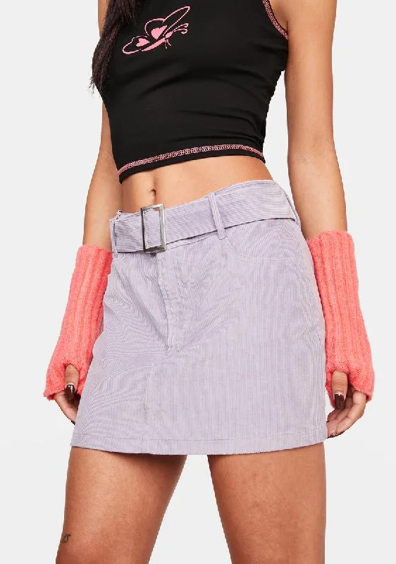 Women's Formal Apparel Ur On My Wishlist Corduroy Mini Skirt