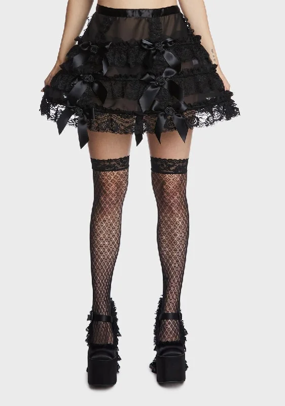 Affordable Women's Outfit Death To Sunshine Cage Hoop