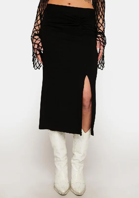 Classic Women's Clothing Styles Loveable Me Midi Skirt