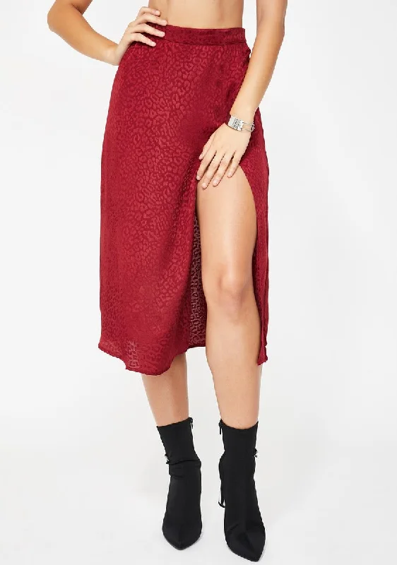Women's Clothing For Outdoor Events Raspberry Cheetah Saika Skirt