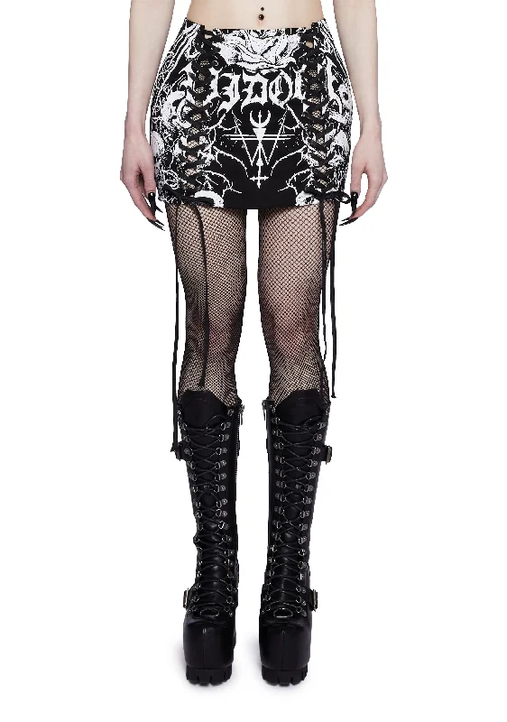 Women's Layered Outfit Rebel Uprising Mini Skirt