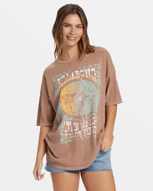 Women's Work Apparel Billabong Walk With Me T-Shirt - SWEET EARTH