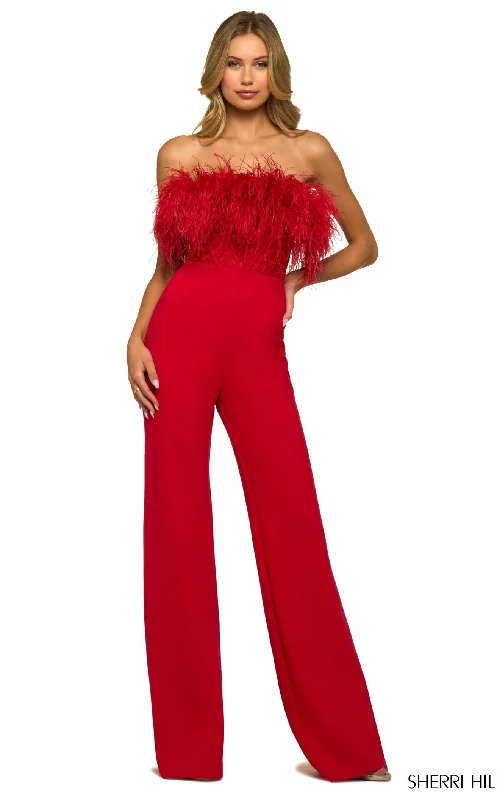 Luxury Women's Clothing Sherri Hill 55382 Jumpsuit