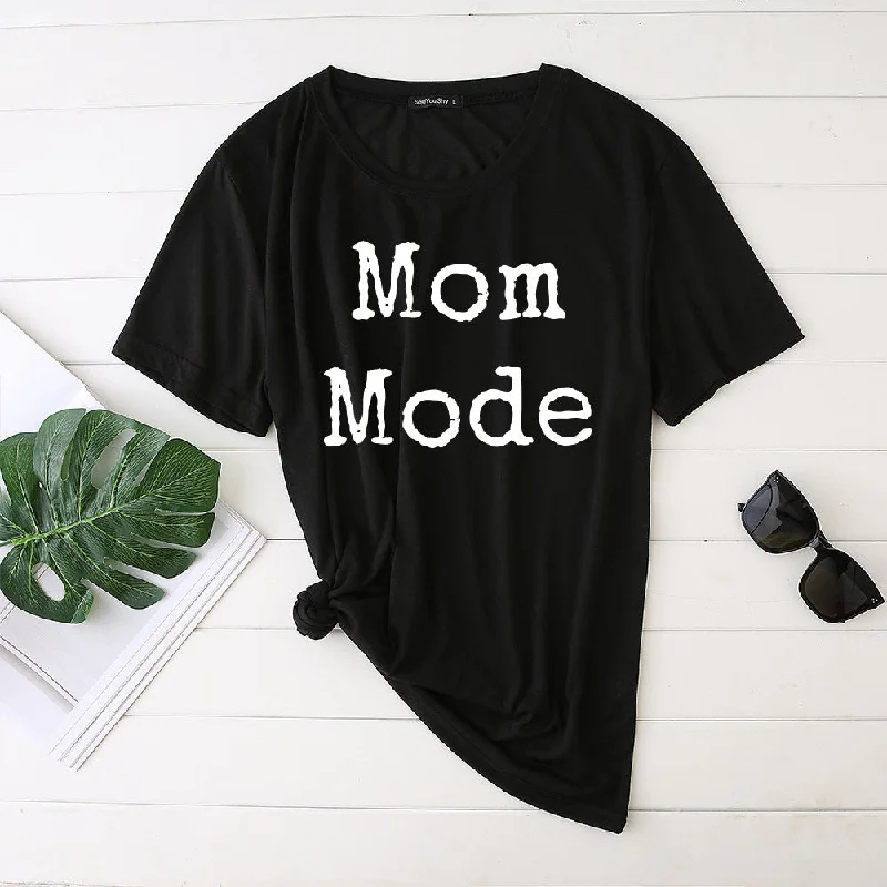 Women's Clothing Sets Mom Mode Top Women Kawaii Harajuku T-shirts