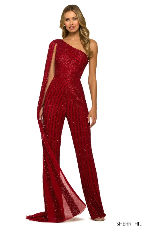 High-Fashion Women's Clothing Sherri Hill 55364 Jumpsuit