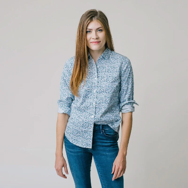 Women's Everyday Clothes Poplin Classic Fit Shirt