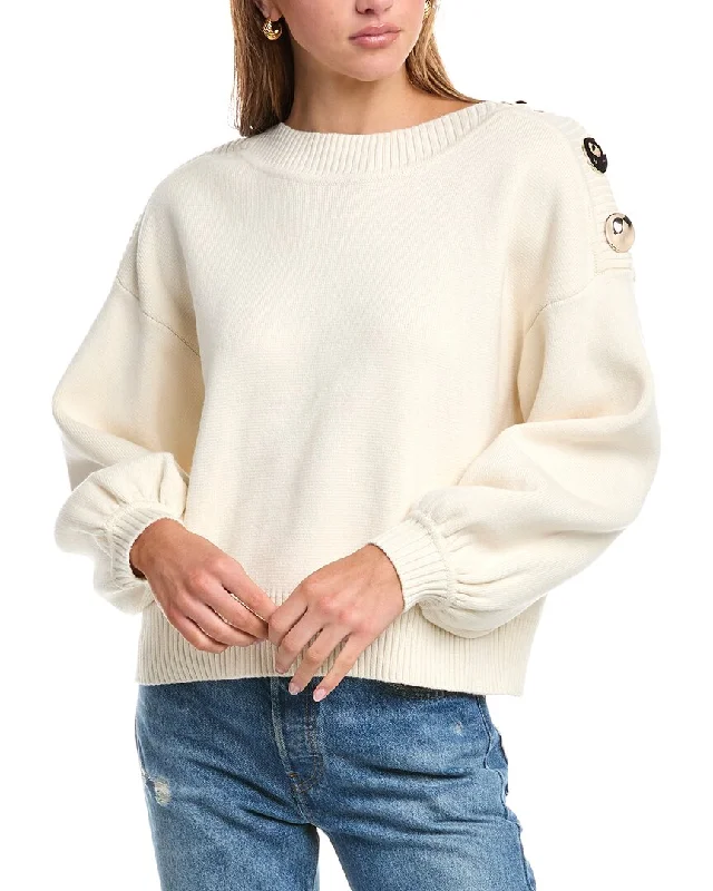 Sustainable Women's Clothing ba&sh Mateo Wool-Blend Sweater