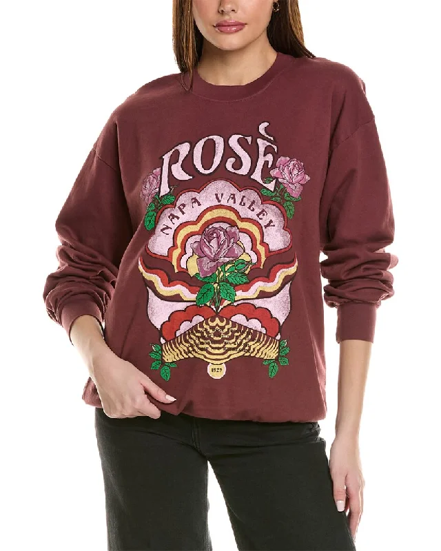Sustainable Women's Clothes Project Social T Napa Rose Sweatshirt