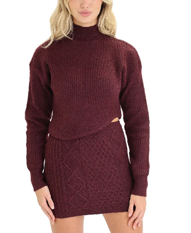 Women's Activewear Apparel Asymmetrical Crop Sweater