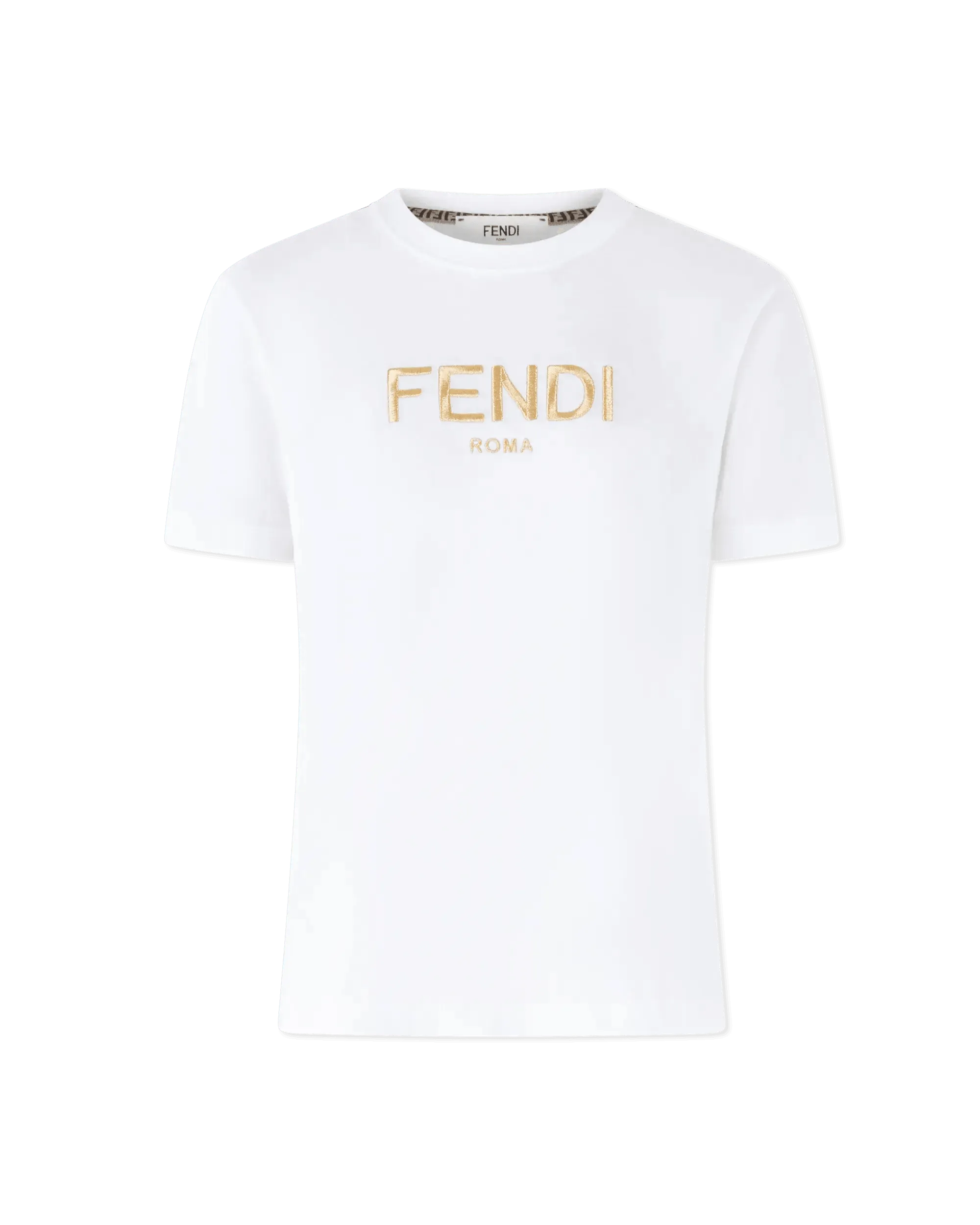 Women's Casual Wear Clothing Gold Logo Jersey T-shirt