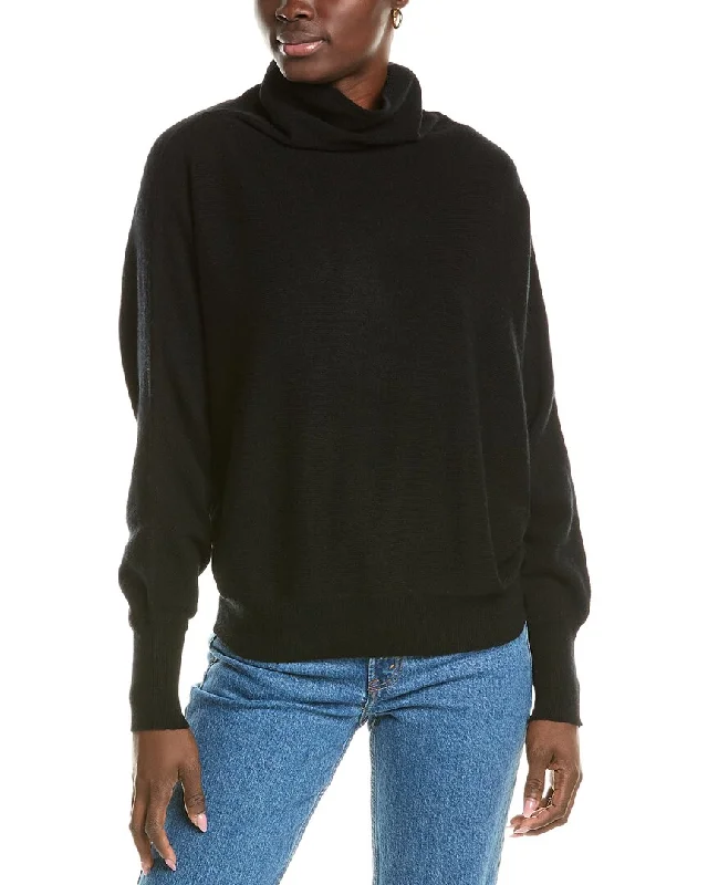 Casual Chic Women's Clothes Brodie Cashmere Wool & Cashmere-Blend High Neck Slouchy Bat Jumper