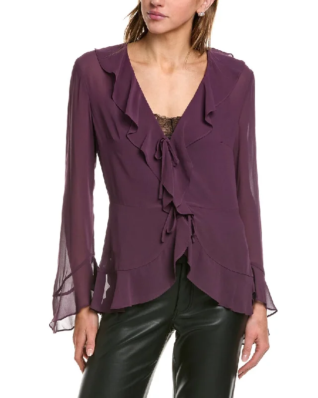 Women's Clothes And Apparel BCBGMAXAZRIA Ruffle Blouse