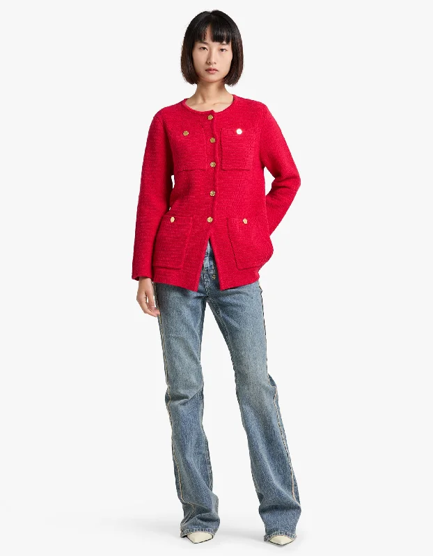 Women's Party Outfit Helena Jacket - Red