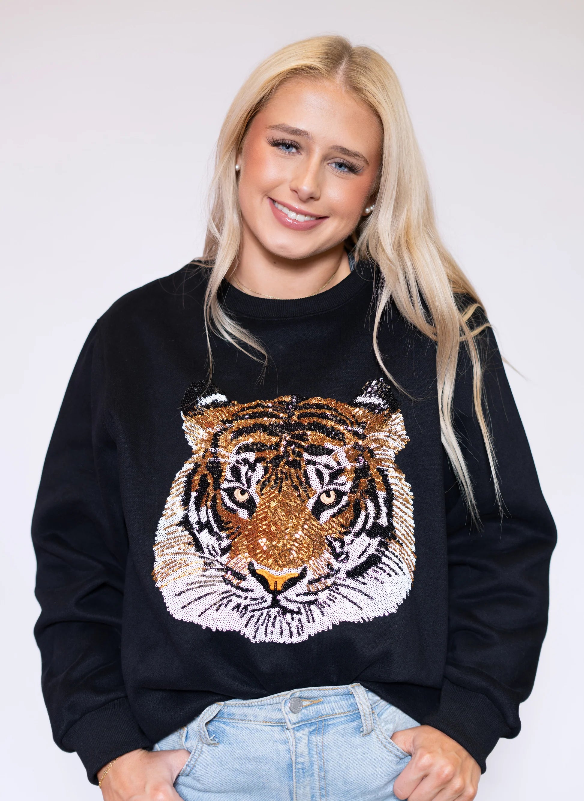 Stylish Women's Outerwear Apparel TIGER SWEATSHIRT