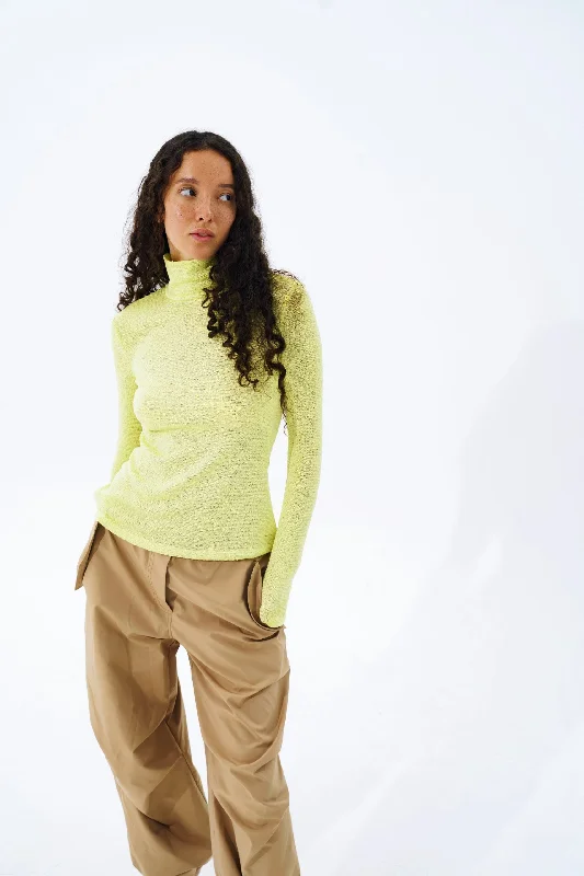 Women's Comfortable Clothes For Weekends Vikisews Nettie High Neck Sweater PDF