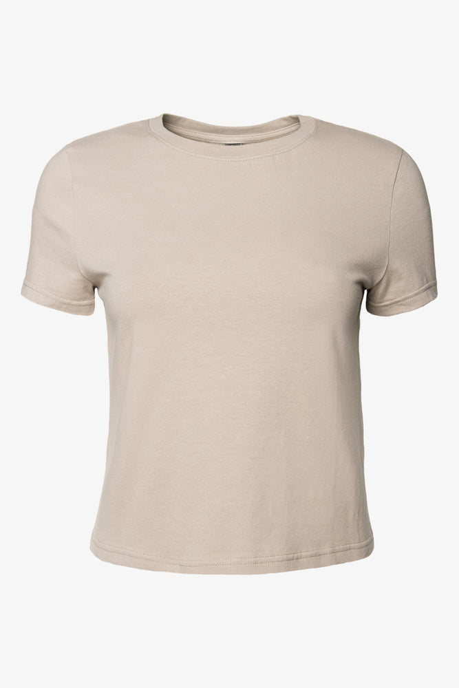 Comfortable Lounge Clothing Short Sleeve T-Shirt Natural