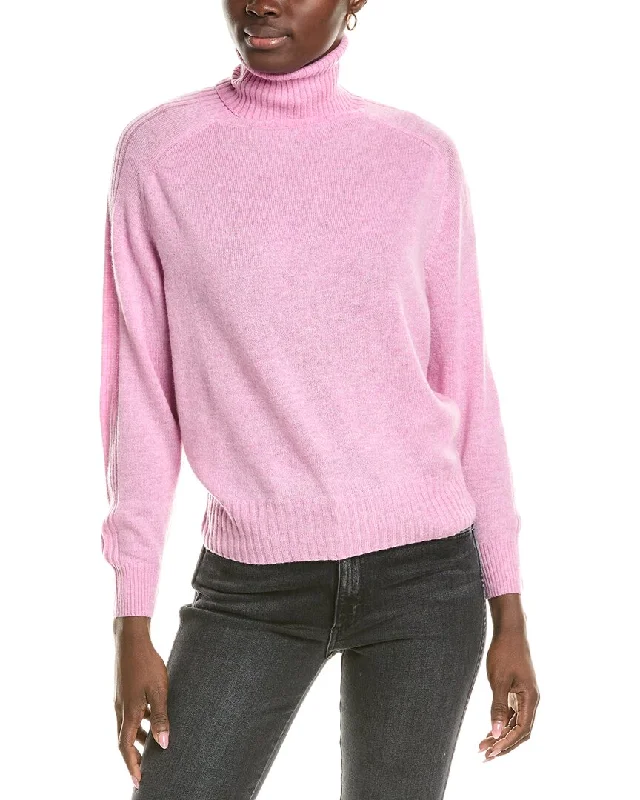 Women's Fashionable Clothing Sets Brodie Cashmere Wool & Cashmere-Blend Overarm Rib Roll Neck Jumper