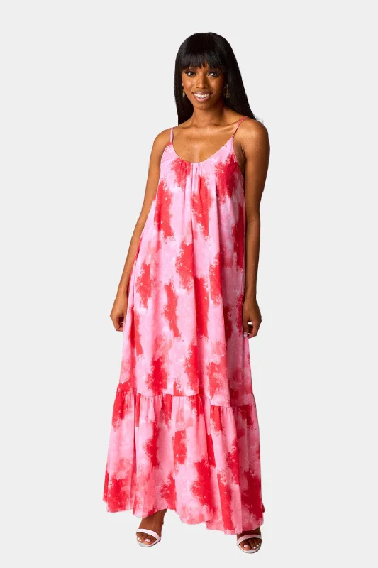 Affordable Trendy Clothes For Women Katey Scooped Neck Maxi Dress - Sunset