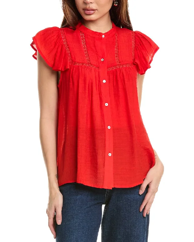 Women's Functional Outdoor Garments Nanette Nanette Lepore Button-Down Blouse