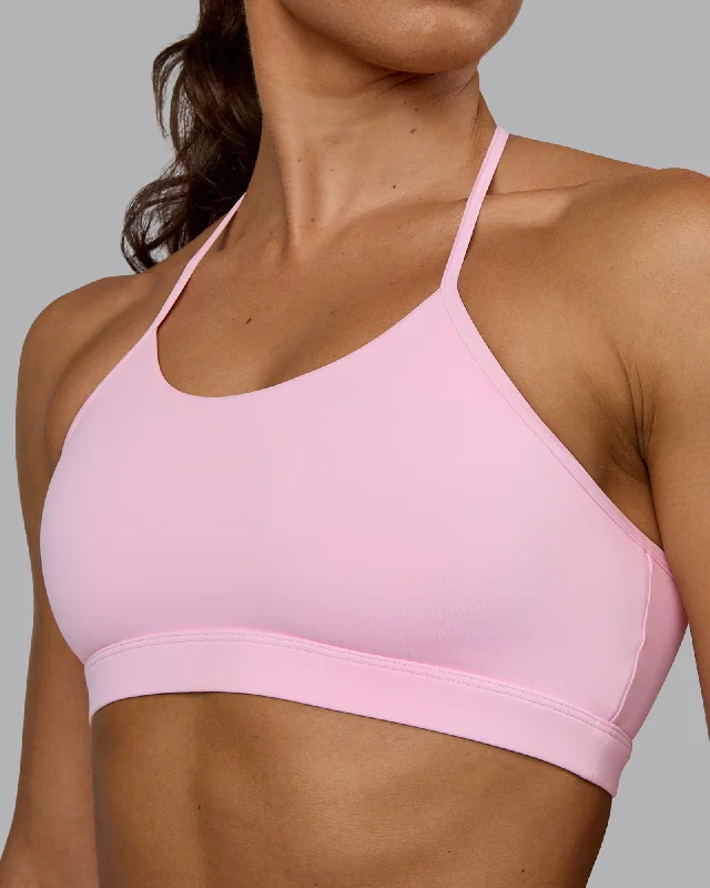 Women's Comfortable Clothes For Weekends Glow Sports Bra - Pale Pink