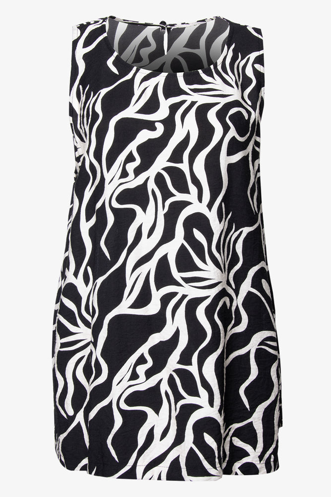 Affordable Women's Garments Sleeveless Shell Top Black