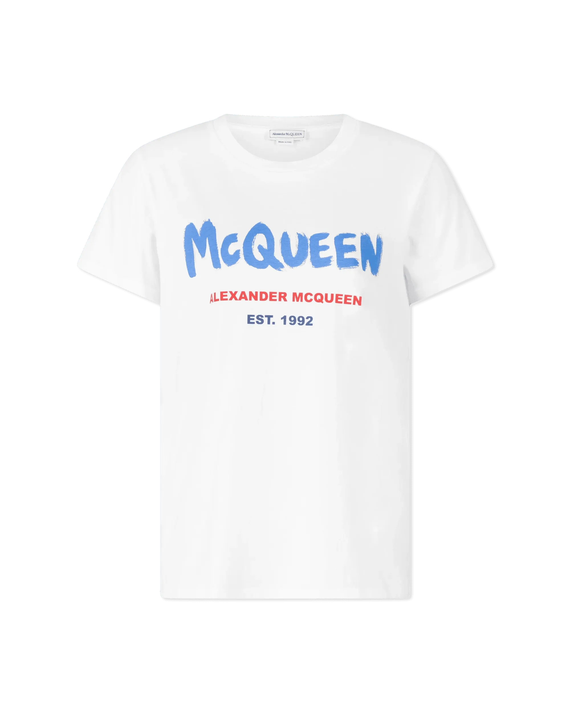 Women's Vintage-Inspired Clothing Mcqueen Graffiti T-Shirt