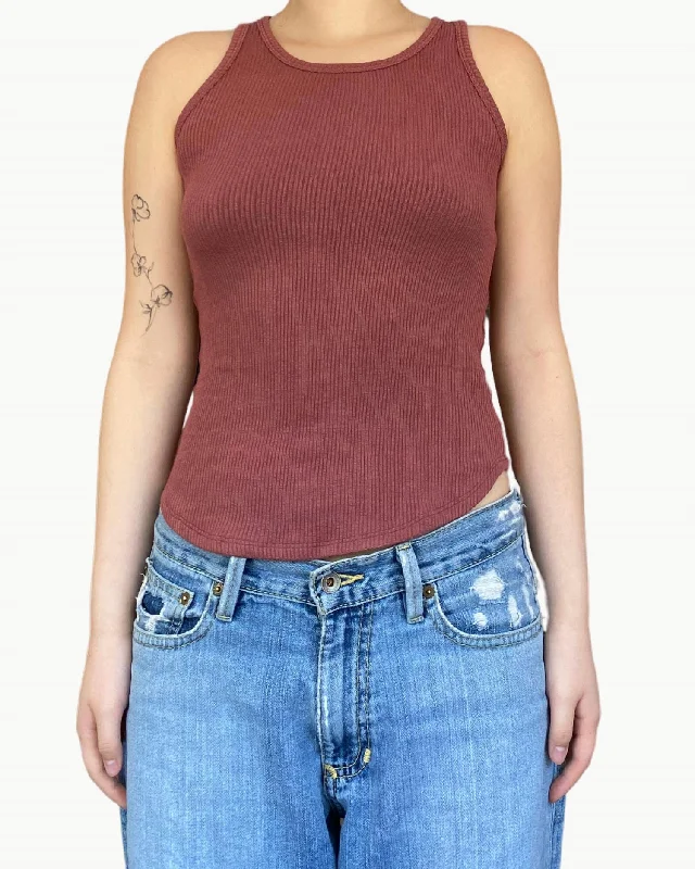 Women's Clothing For Casual Outings Jameela Racerback Tank Top In Cimarron