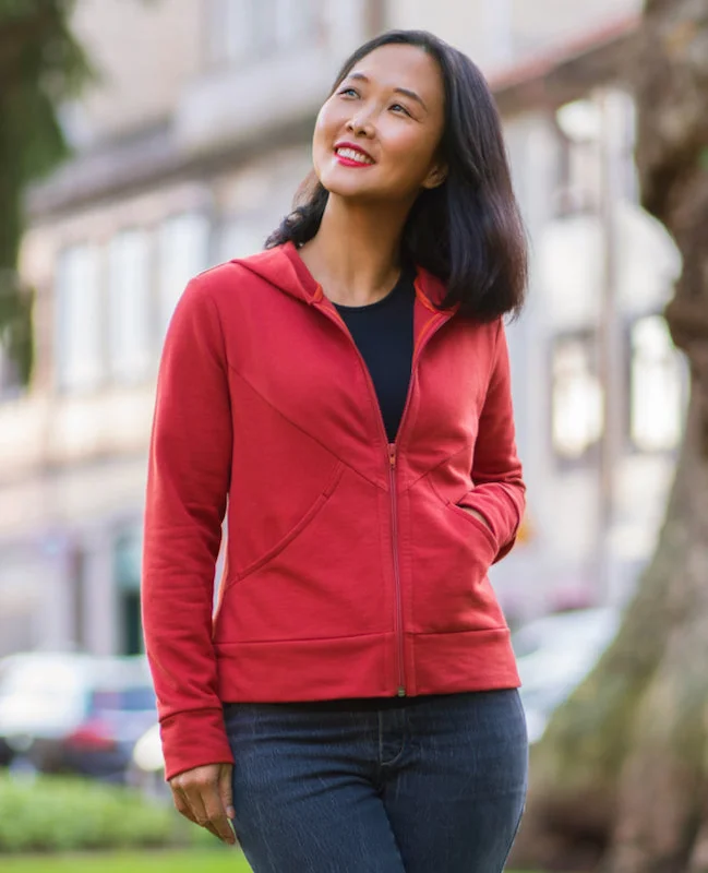 Women's Elegant Clothes Itch to Stitch Nazare Zip-up Hoodie