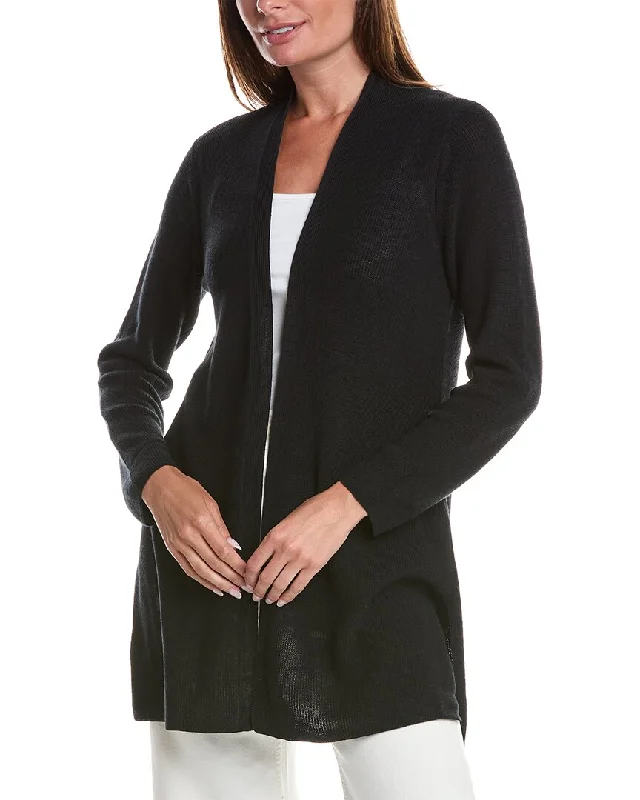 Charming Women's Holiday Apparel EILEEN FISHER Long Cardigan