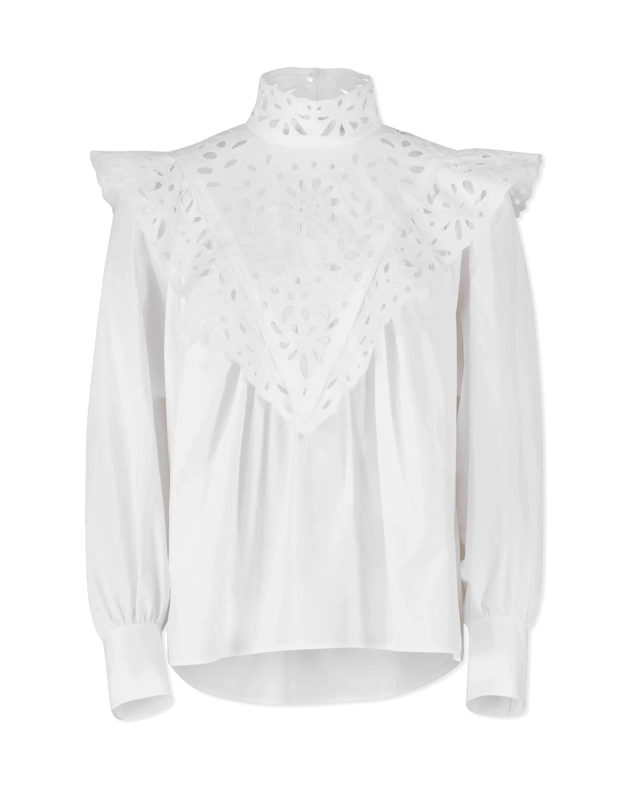 Women's Holiday Outfit Embroidered Long Sleeve Blouse