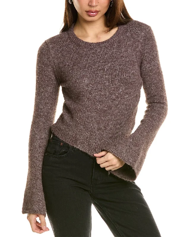 Casual Outfit For Women SERENETTE Fuzzy Crop Sweater