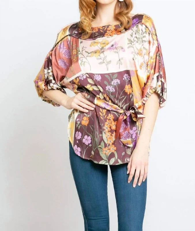 Casual Clothes For Women Magda Blouse In Botanical Bloom