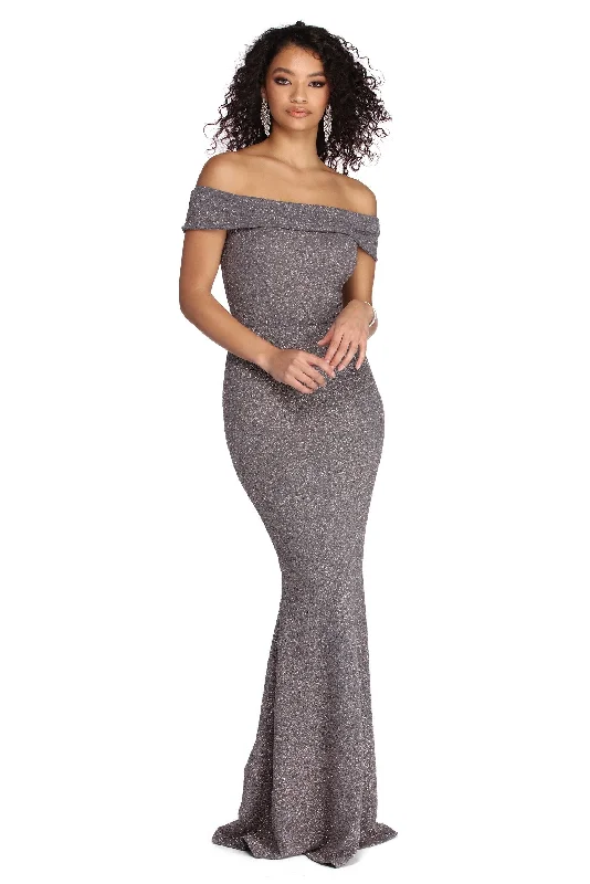 Formal Attire For Women Brooklyn Formal Glitter Dress