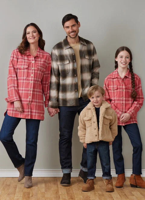 Women's Comfortable Apparel Butterick Child/Teen/Adult Jacket/Shackets B6916