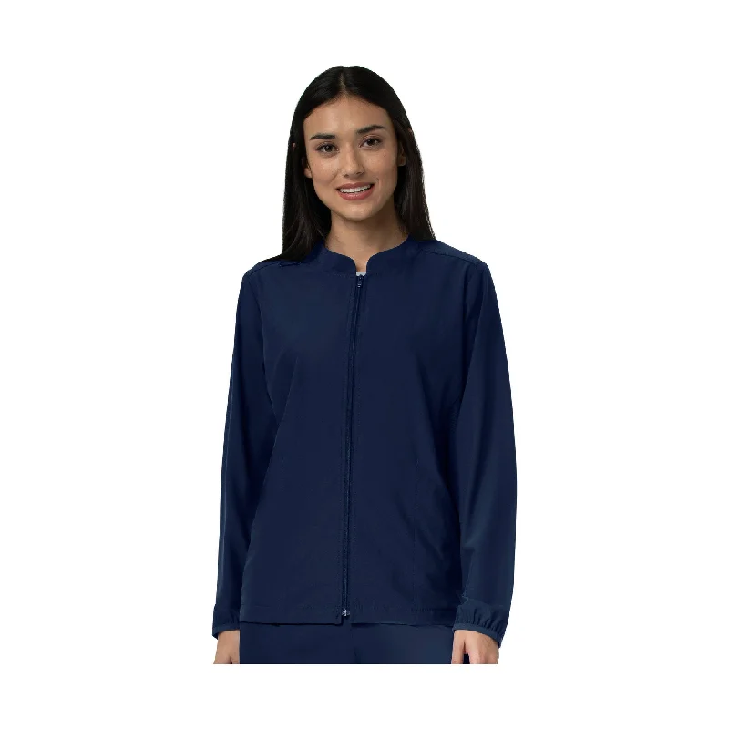 Tailored Clothing For Women Carhartt Women's Front Zip Scrub Jacket - Navy FINAL SALE
