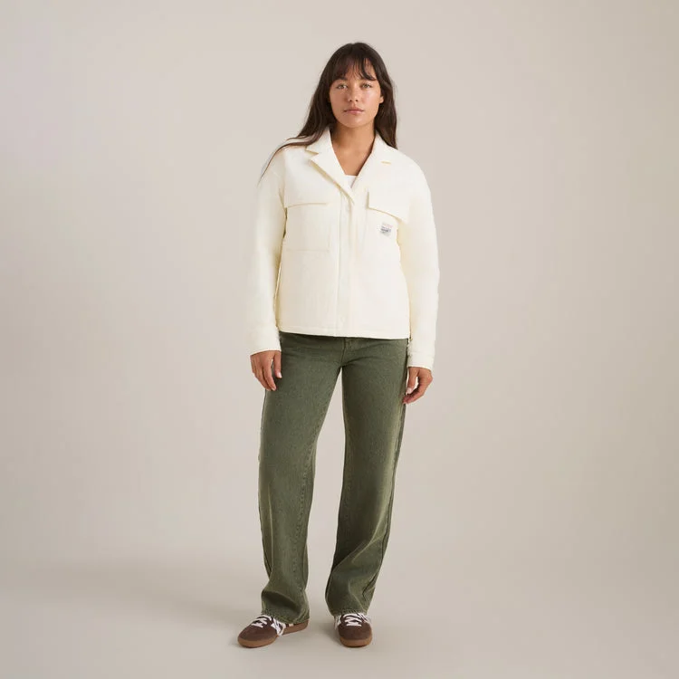 Women's Cozy Clothes ROARK Passport Plush Jacket - WHITE WOLF