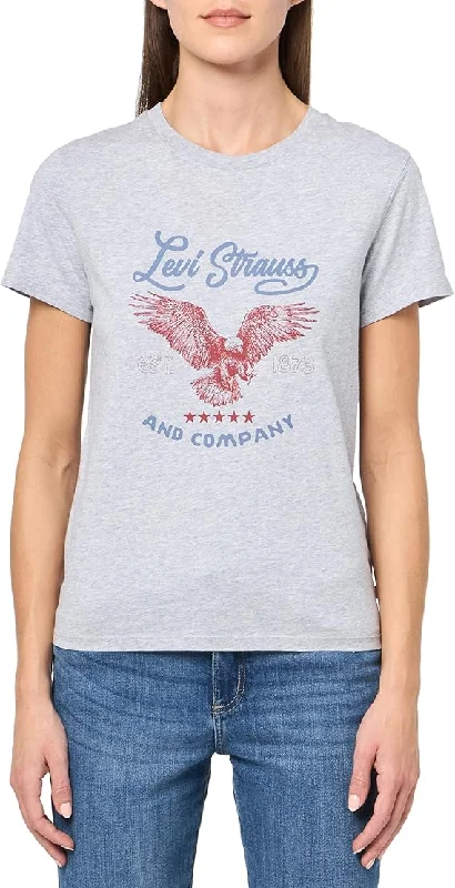 Women's Evening Clothing Levi Perfect T-shirt - EAGLE AND COMPANY STARSTRUCK HEATHER